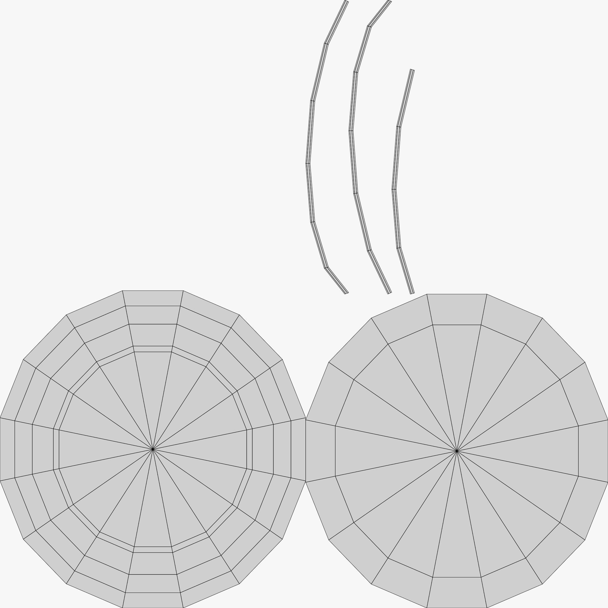 Restaurant Tea Table 3D model Low-poly 3D model_20