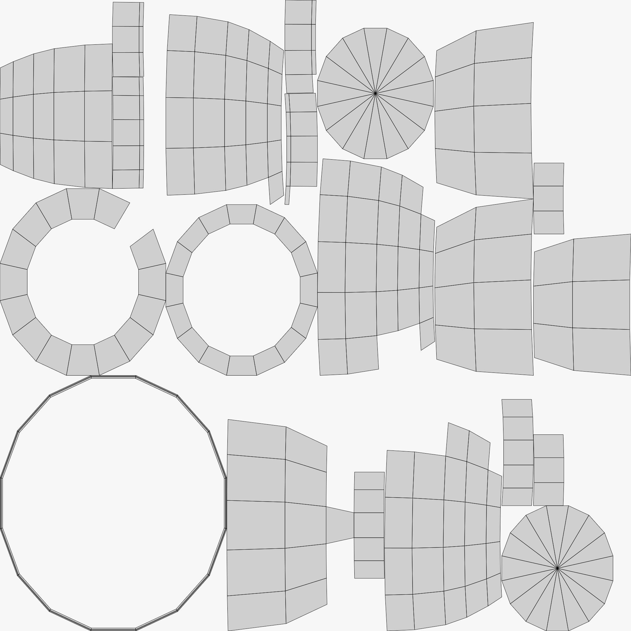 Restaurant Tea Table 3D model Low-poly 3D model_18