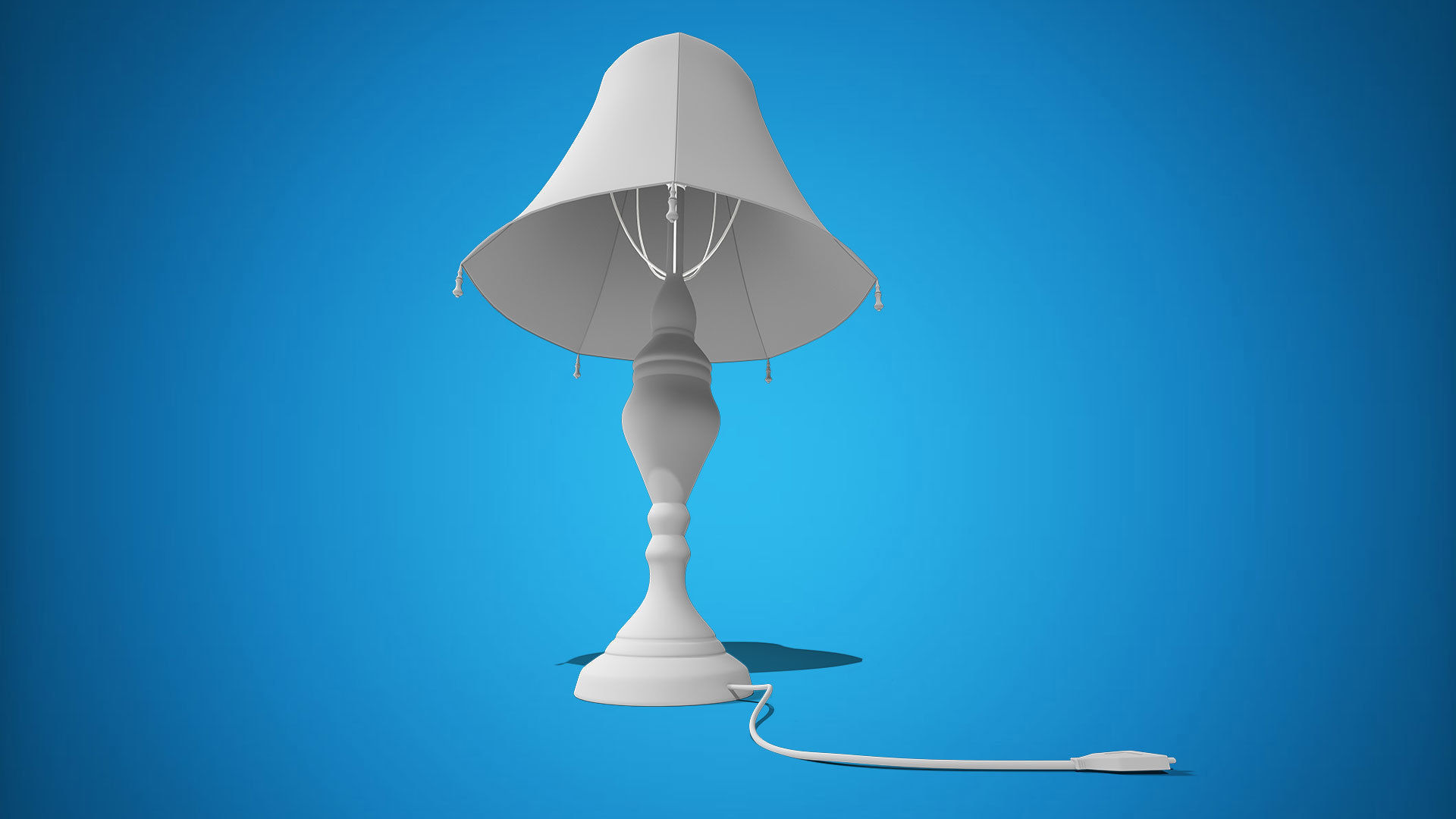 Table Lamp 3d Model 3D model_2