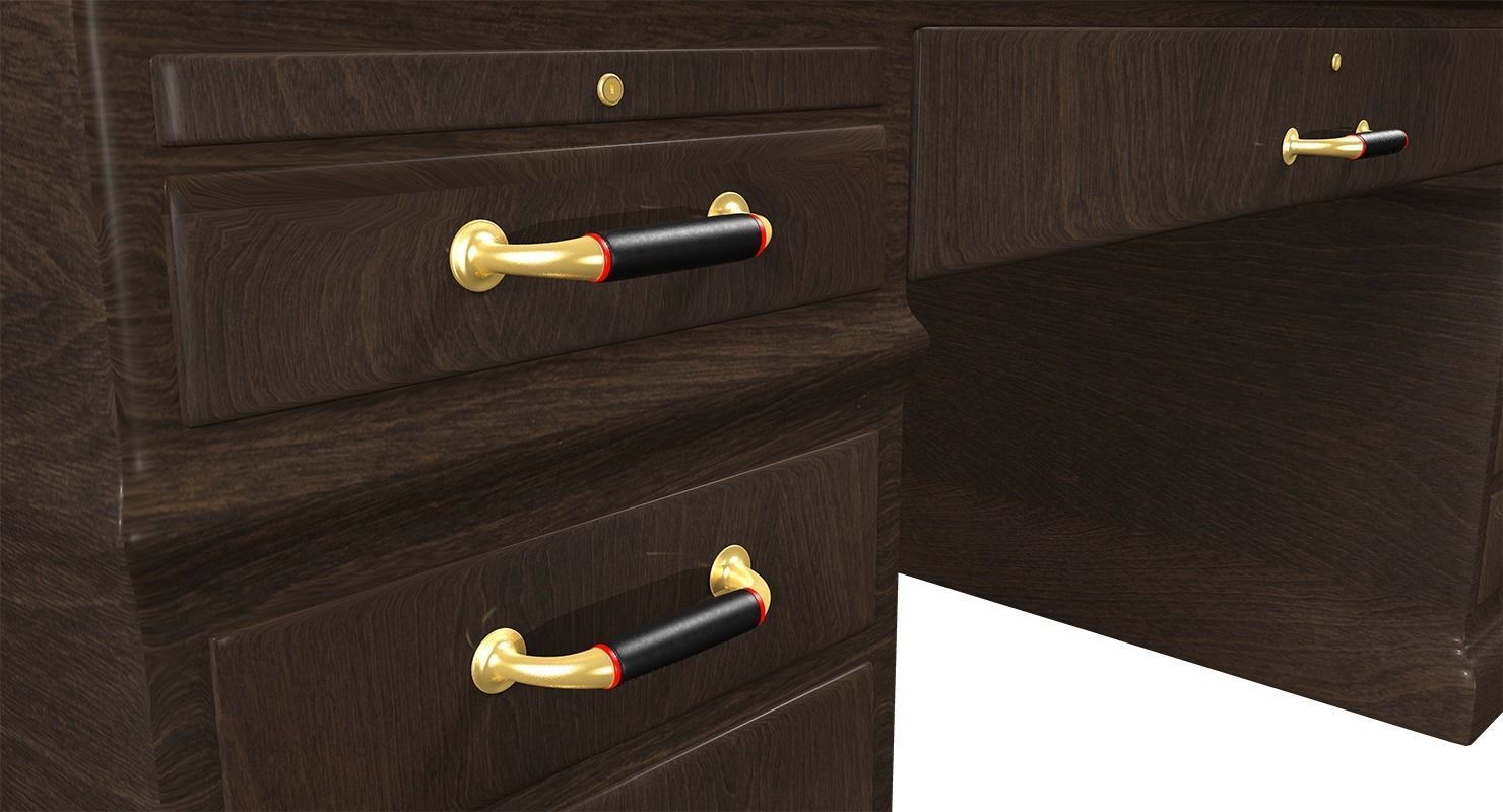 Office Table 3d Model 3D model_4