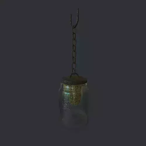 Bees Jar Animated 2 Low-poly 3D model