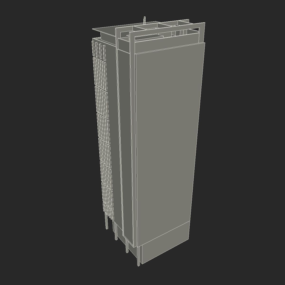 King George Central Low-poly 3D model_8