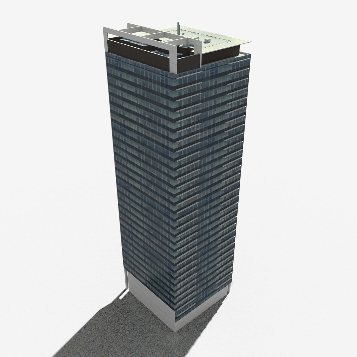 King George Central Low-poly 3D model_4