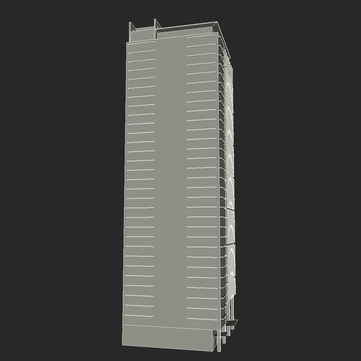 King George Central Low-poly 3D model_10