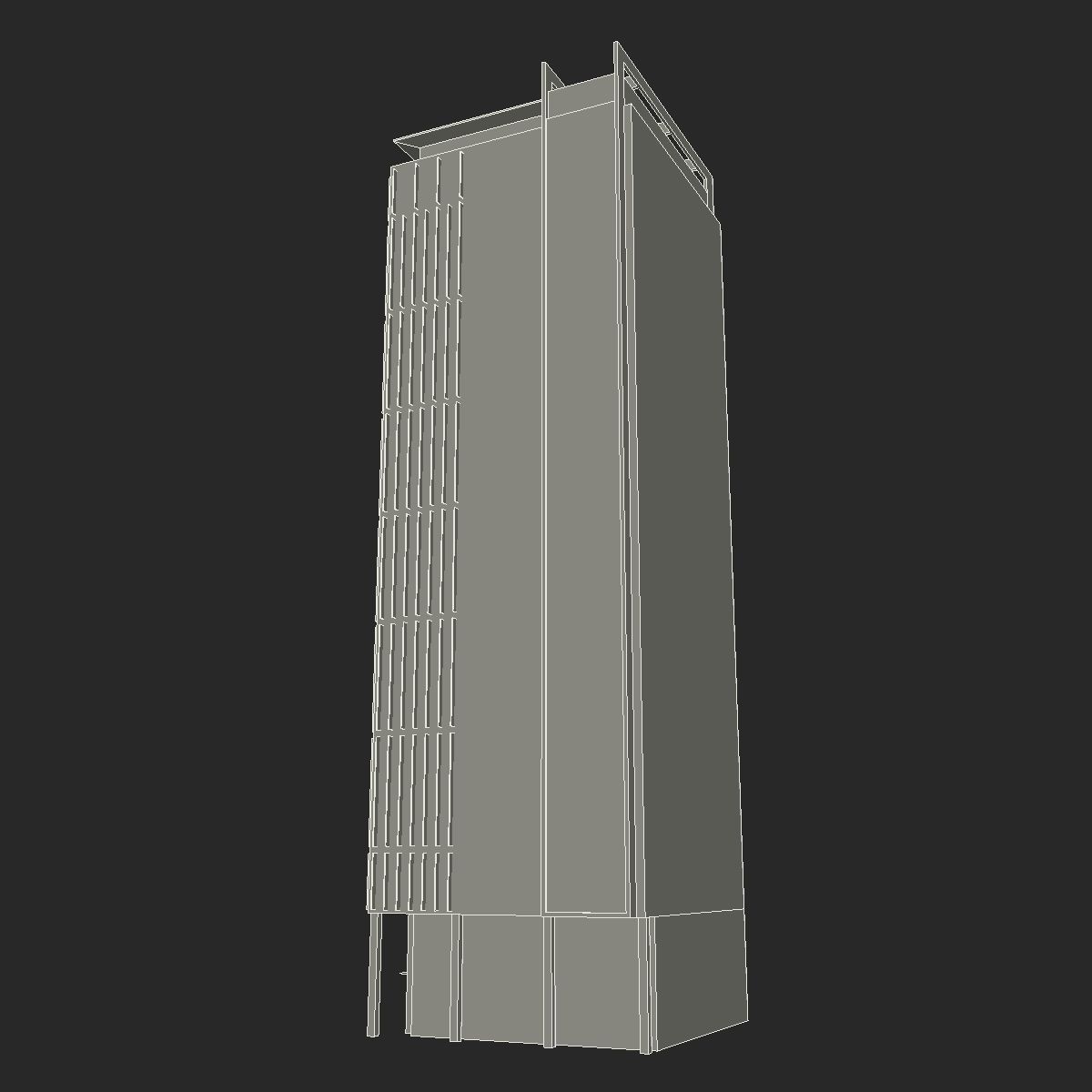 King George Central Low-poly 3D model_9