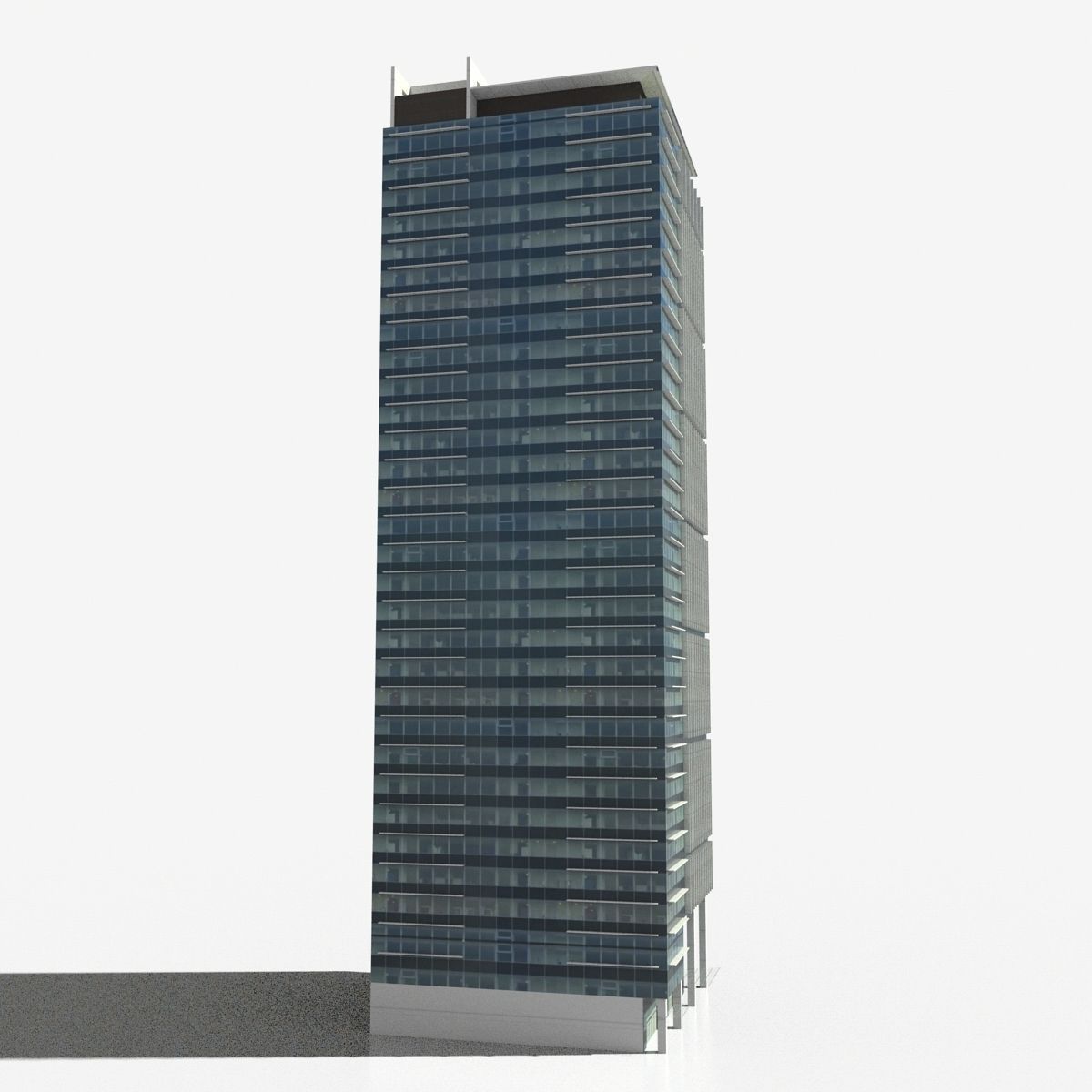 King George Central Low-poly 3D model_5