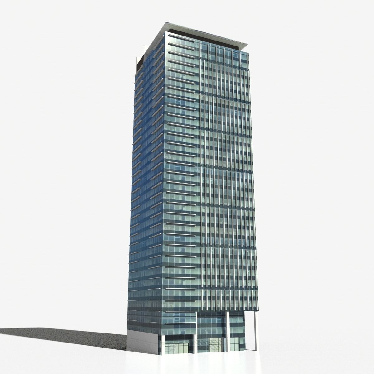 King George Central Low-poly 3D model_7