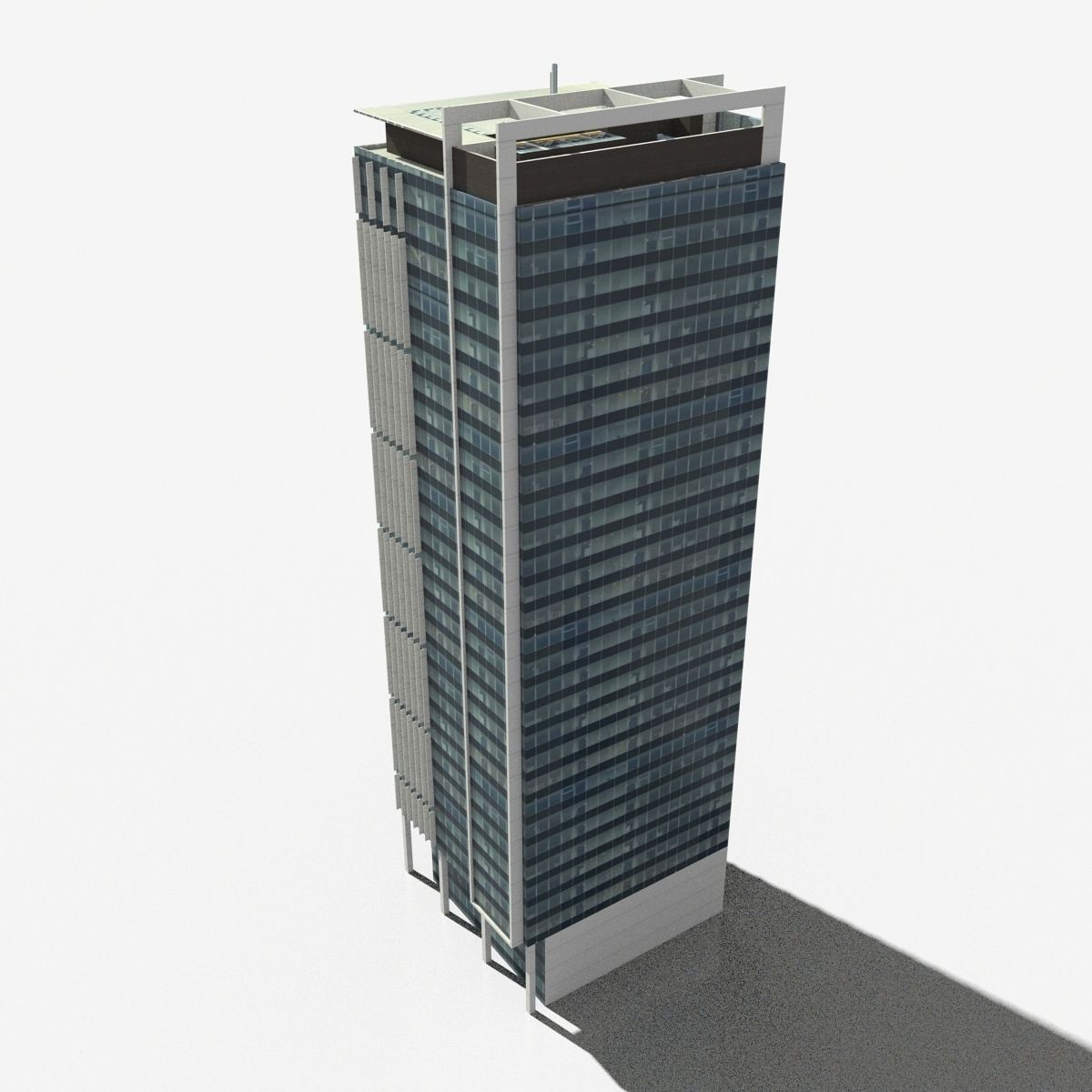 King George Central Low-poly 3D model_3