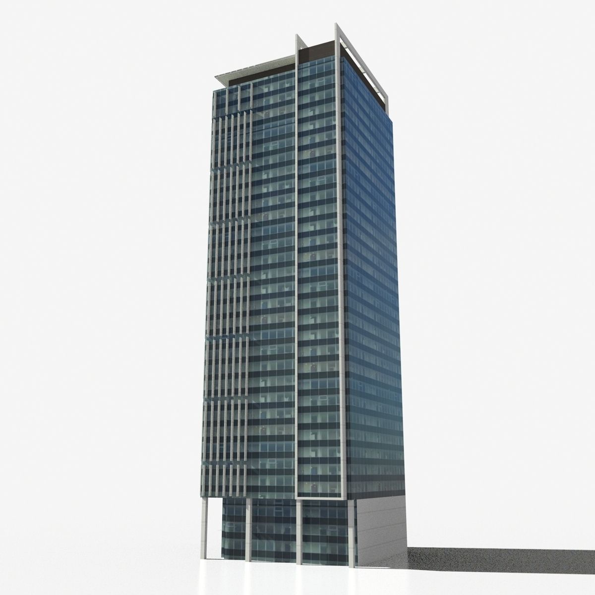 King George Central Low-poly 3D model_2