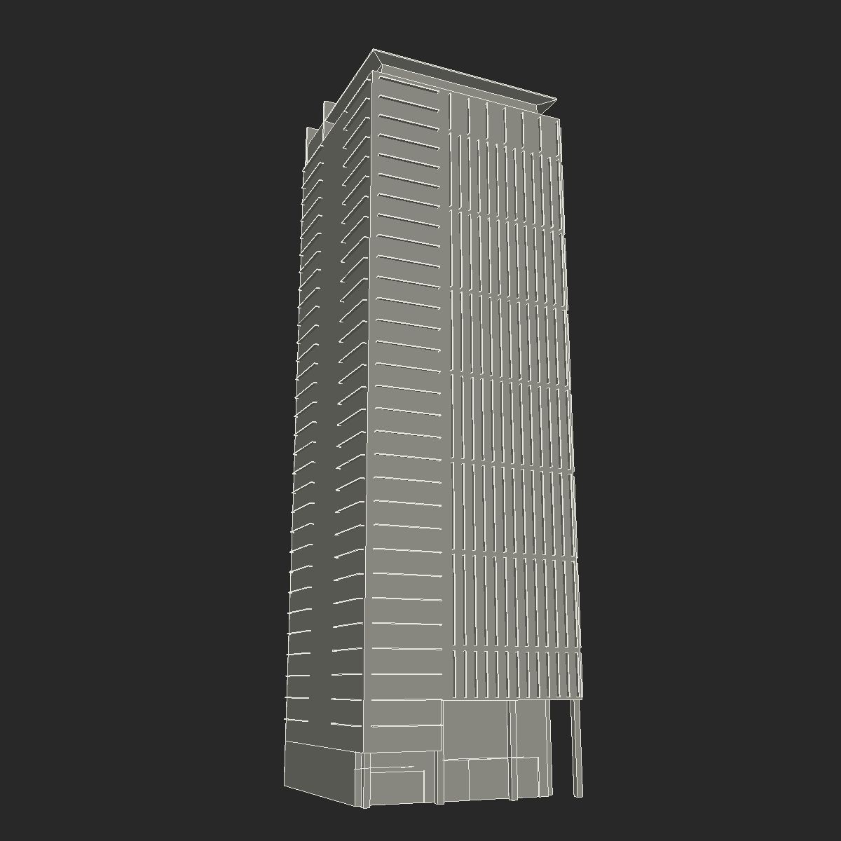 King George Central Low-poly 3D model_11