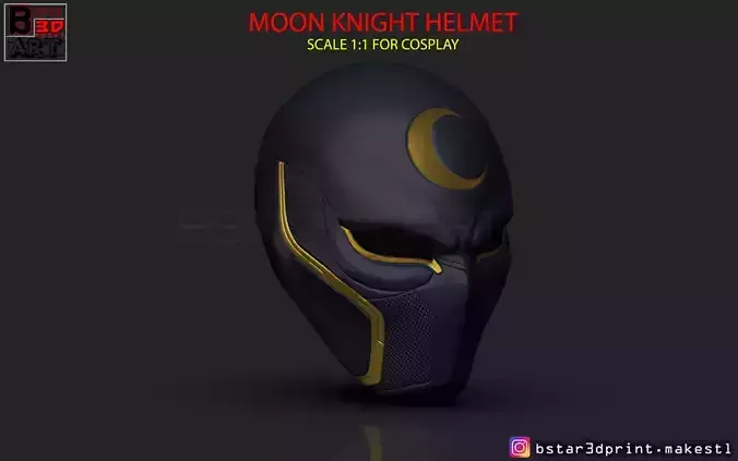 The Moon Knight Helmet - Marvel Mask  High quality 