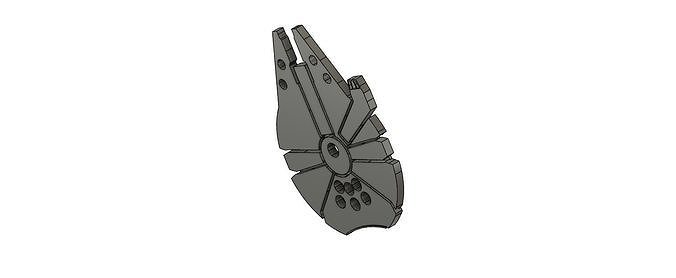 Mickey Mouse Headband Star Wars Millennium falcon Rebel Logo V5 3D print model