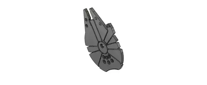 Mickey Mouse Headband Star Wars Millennium falcon Rebel Logo V5 3D print model