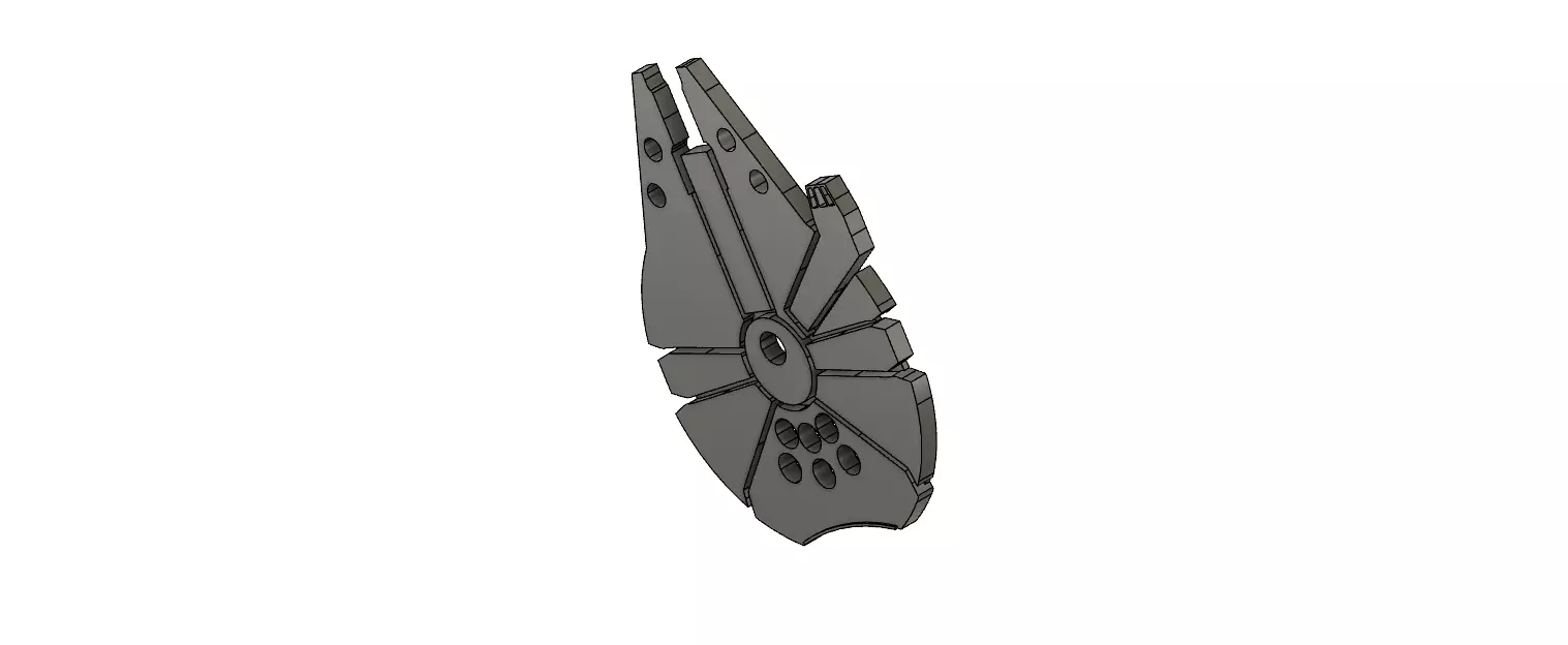Mickey Mouse Headband Star Wars Millennium falcon Rebel Logo V5 3D print model_0