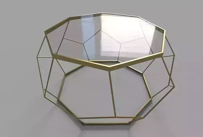 Modern Geometric Coffee Table