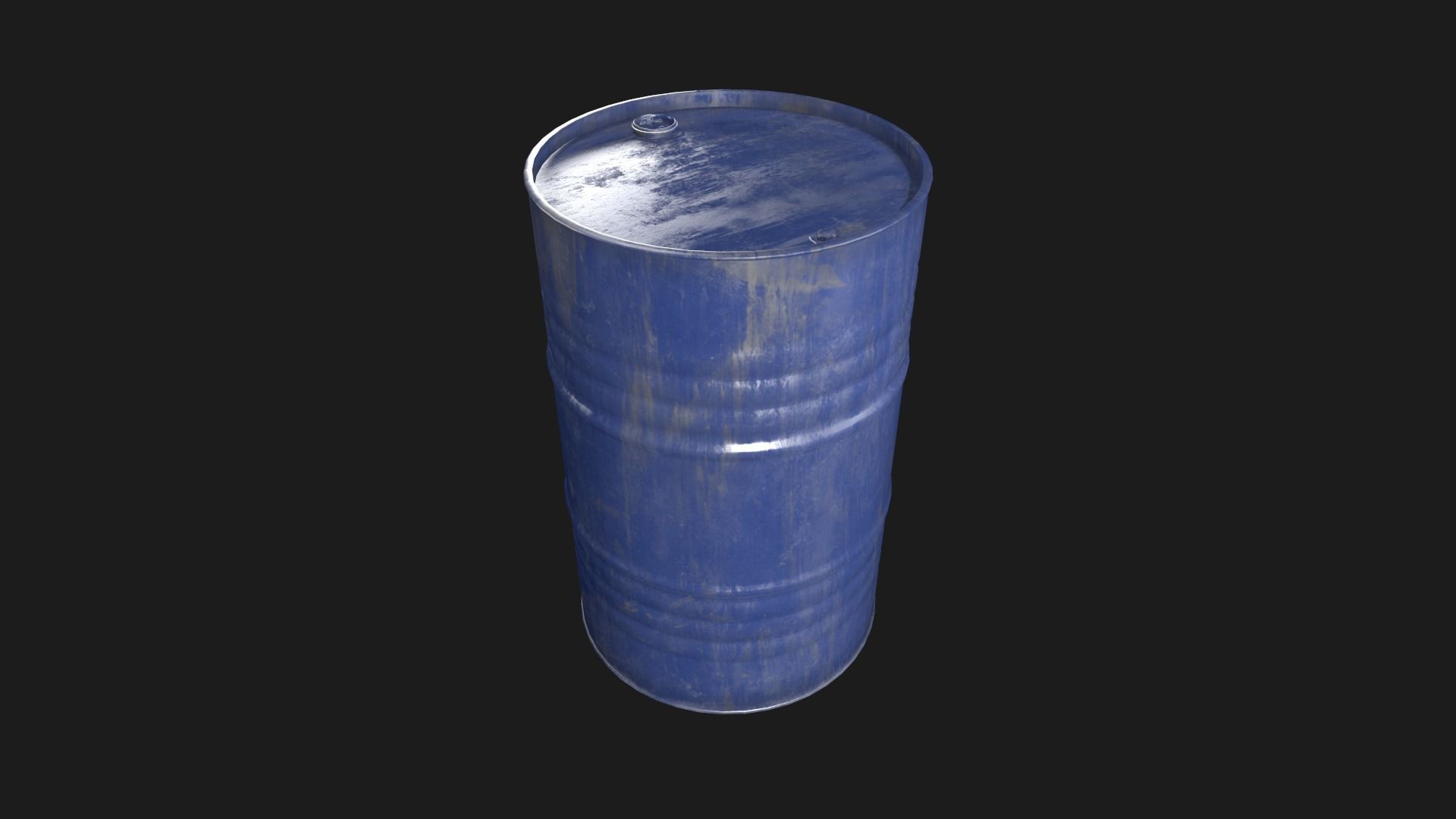 Detailed Barrel Pack Low-poly 3D model_8