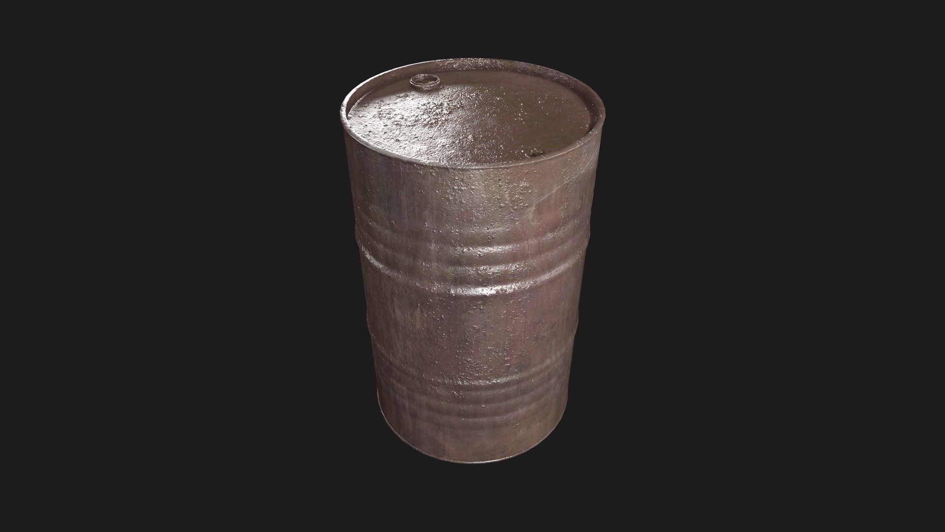 Detailed Barrel Pack Low-poly 3D model_9
