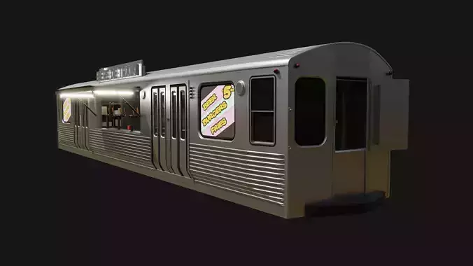 Subway Bar Free 3D model