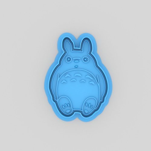 Totoro cookie cutter 3D print model
