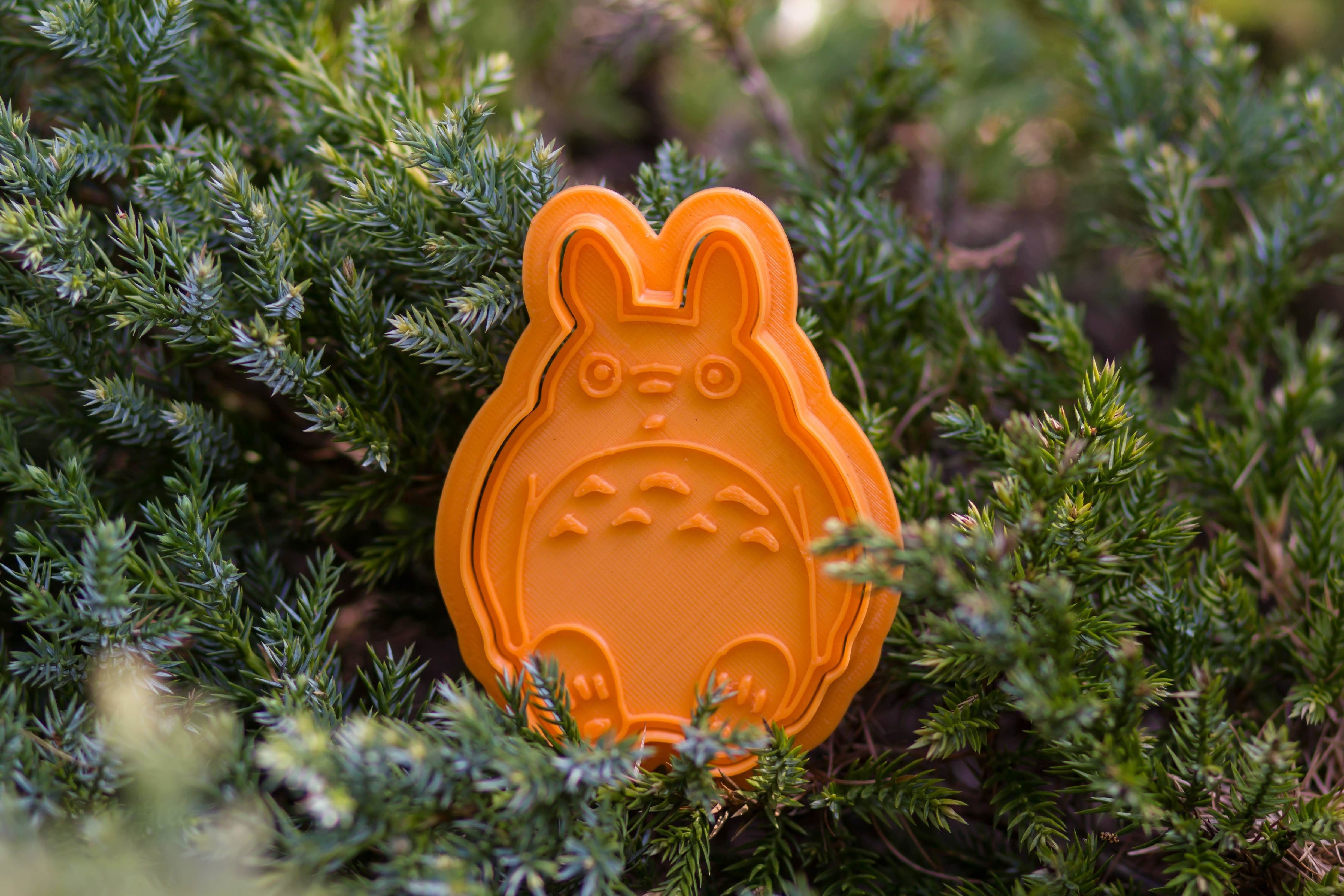 Totoro cookie cutter 3D print model_1