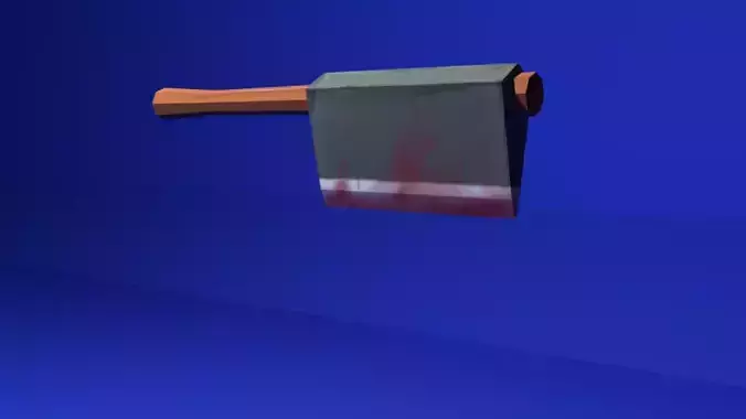 Kitchen Knife low poly