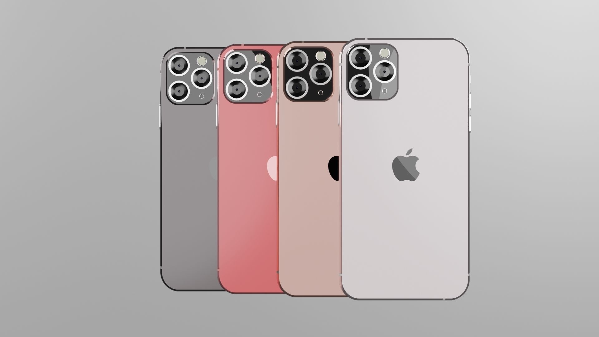 Apple iPhone XI 11 Model Low-poly 3D model_1