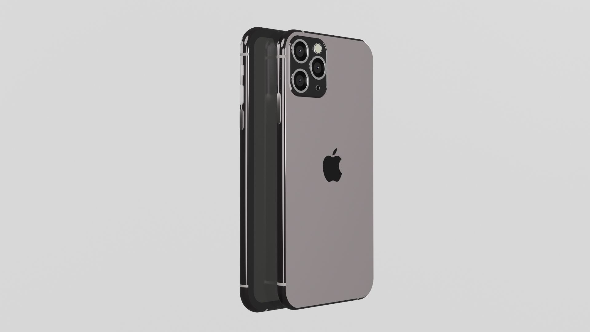 Apple iPhone XI 11 Model Low-poly 3D model_5