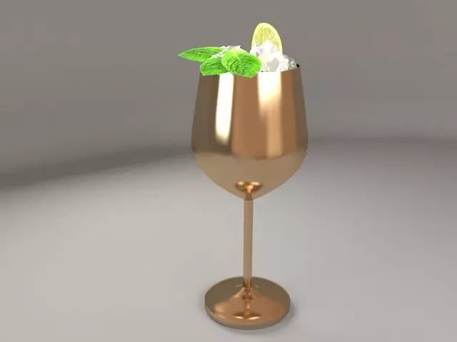 Coctail Cup 3D model_0