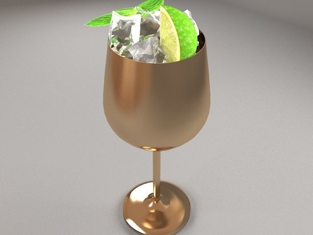Coctail Cup 3D model_4