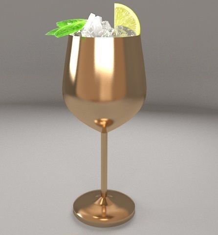 Coctail Cup 3D model_2