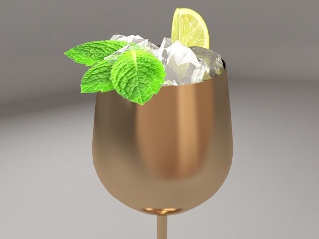 Coctail Cup 3D model_5