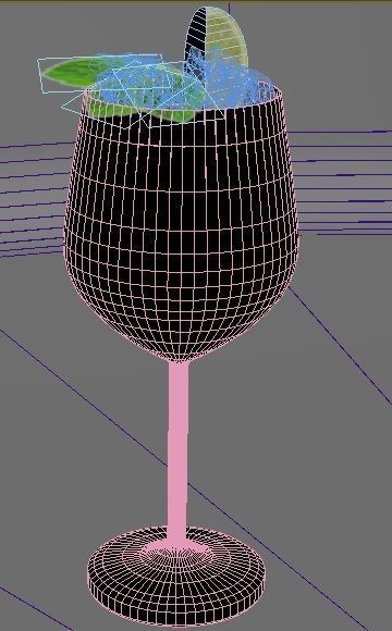 Coctail Cup 3D model_6