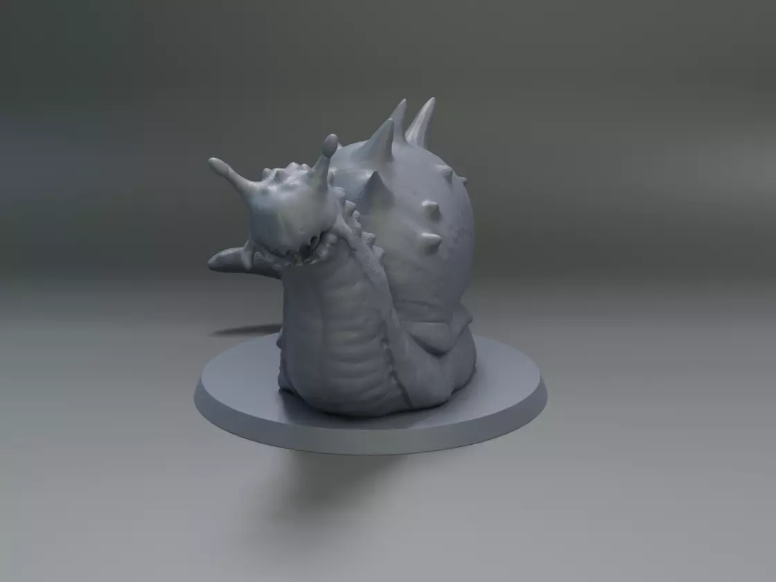 carnivorous snail 3D print model_0