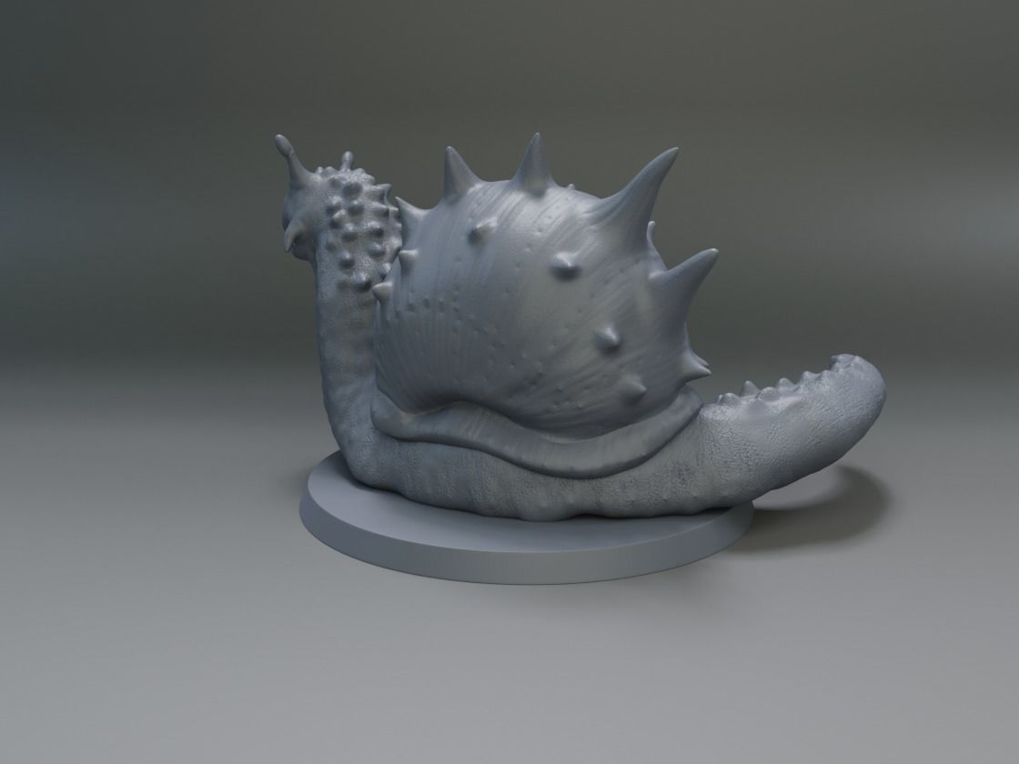 carnivorous snail 3D print model_4