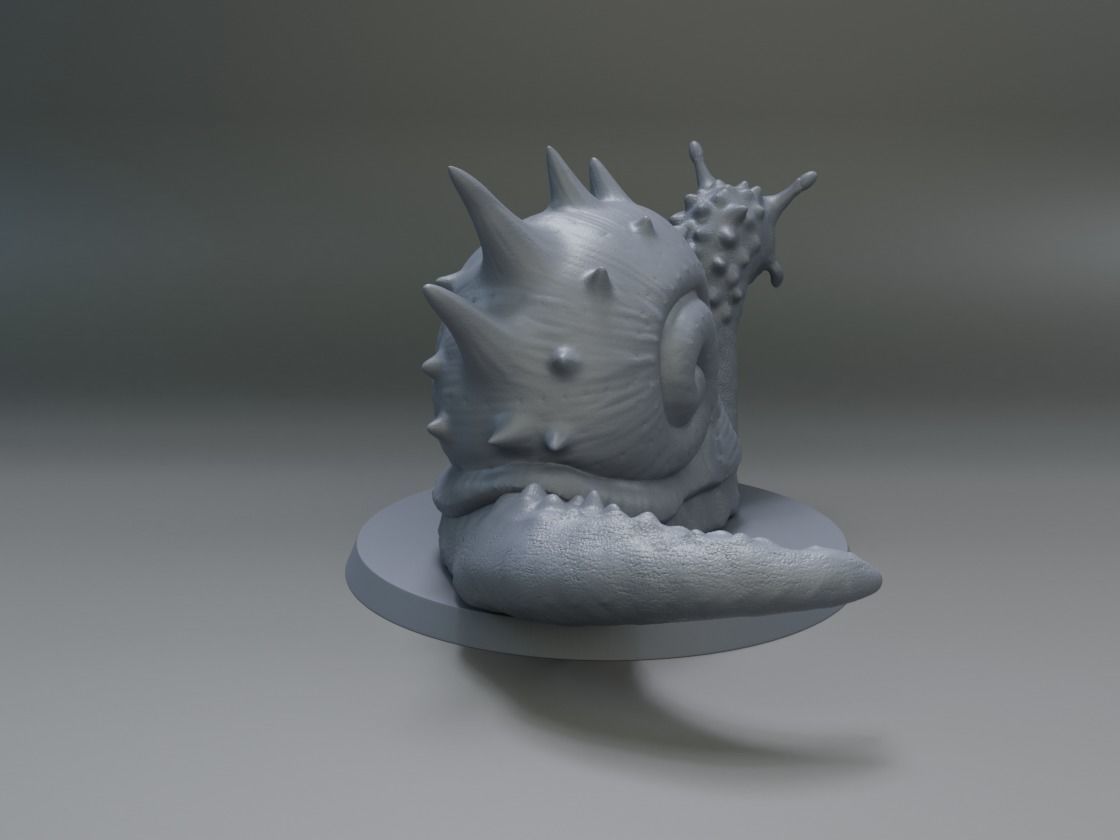 carnivorous snail 3D print model_3