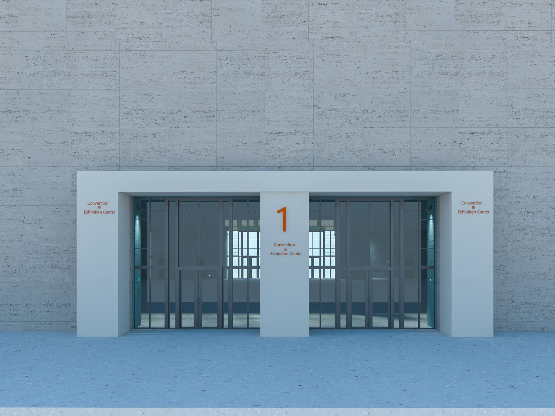 Exhibition Hall model 6 3D model_13