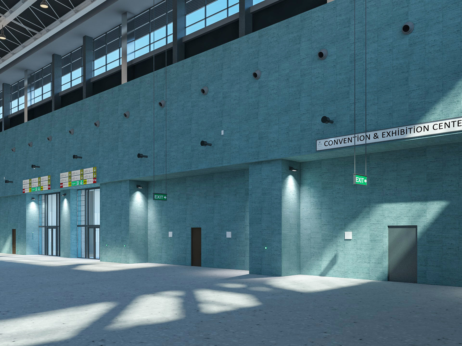 Exhibition Hall model 6 3D model_9