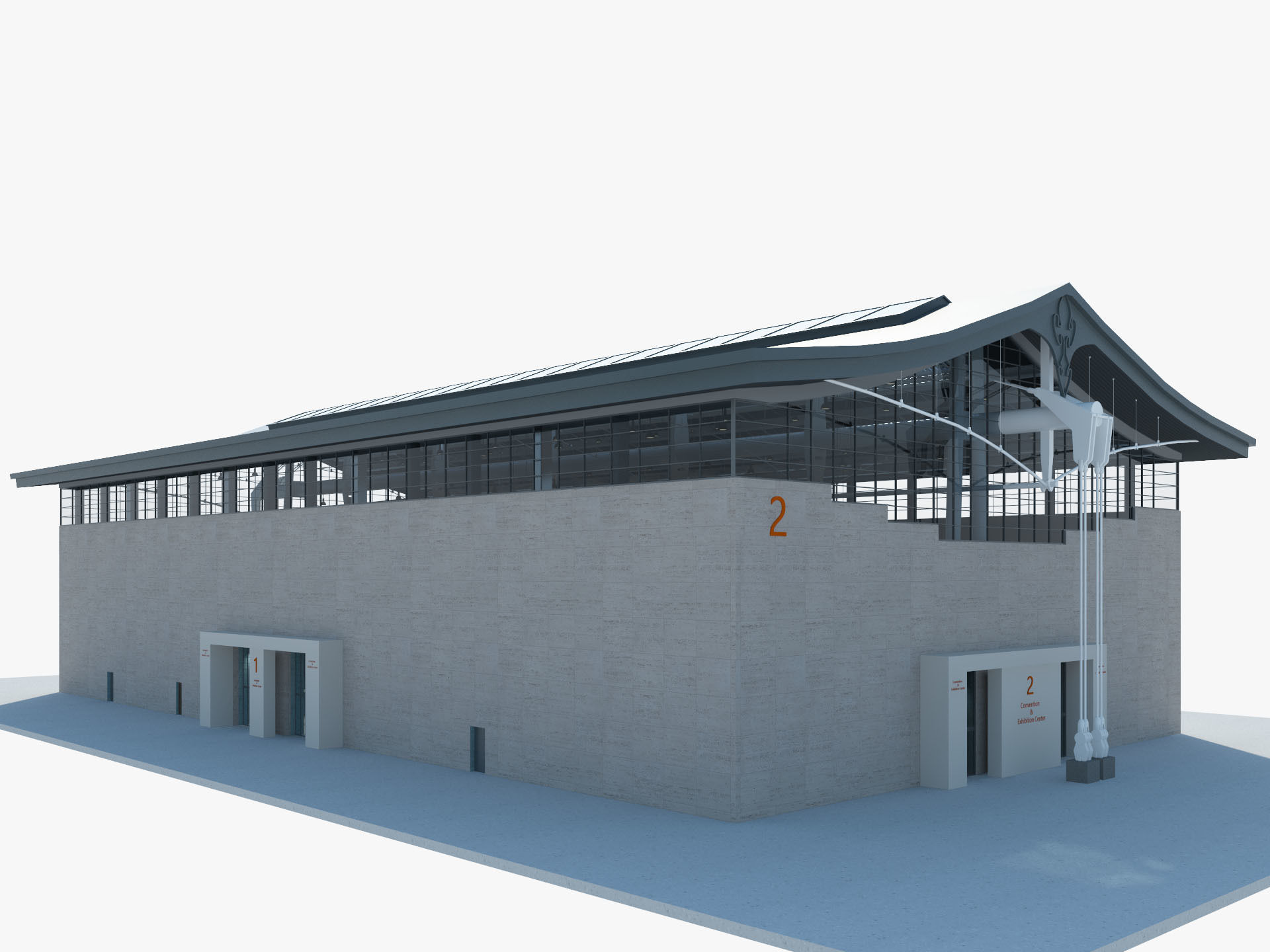 Exhibition Hall model 6 3D model_3