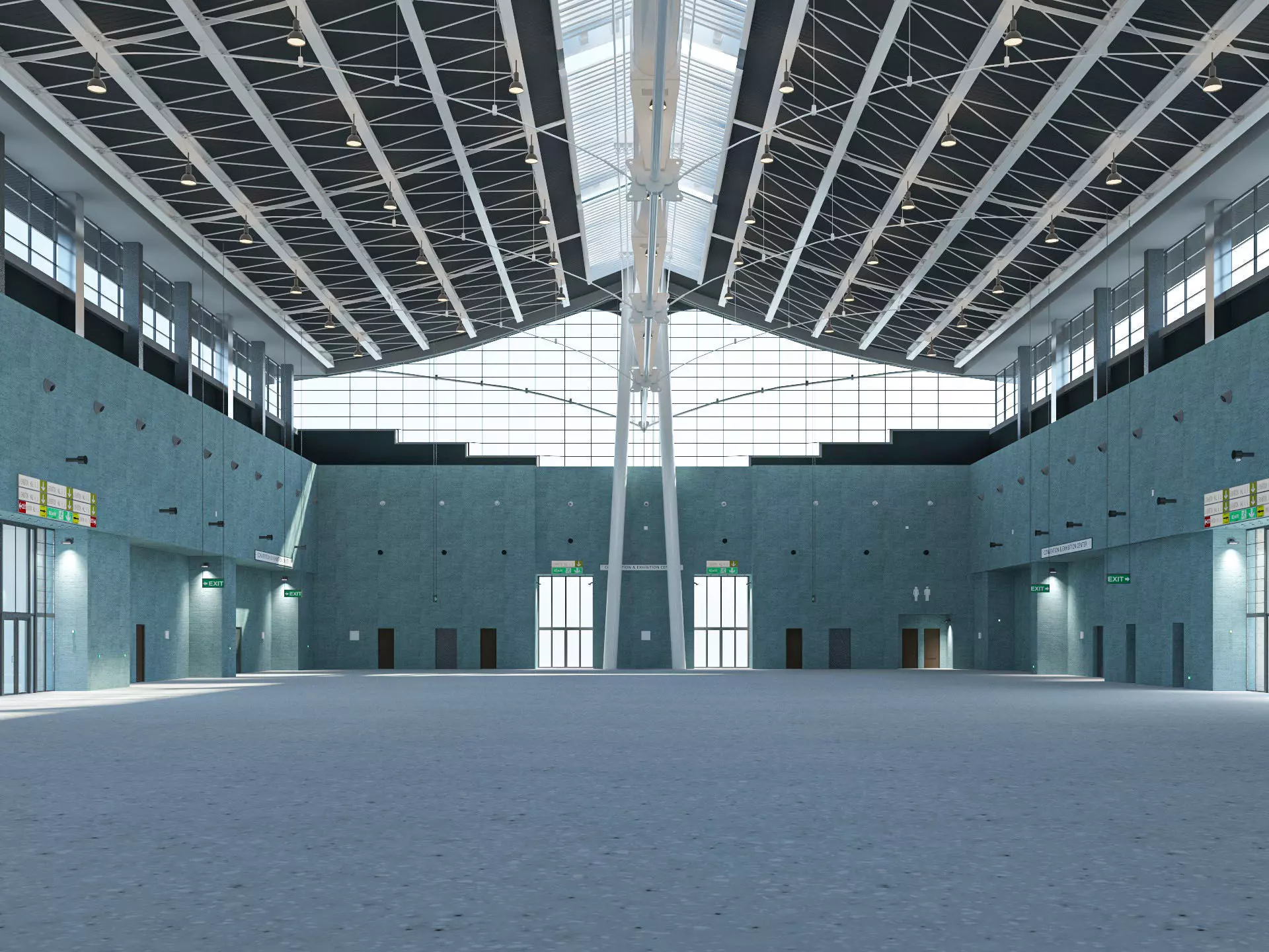 Exhibition Hall model 6 3D model_0