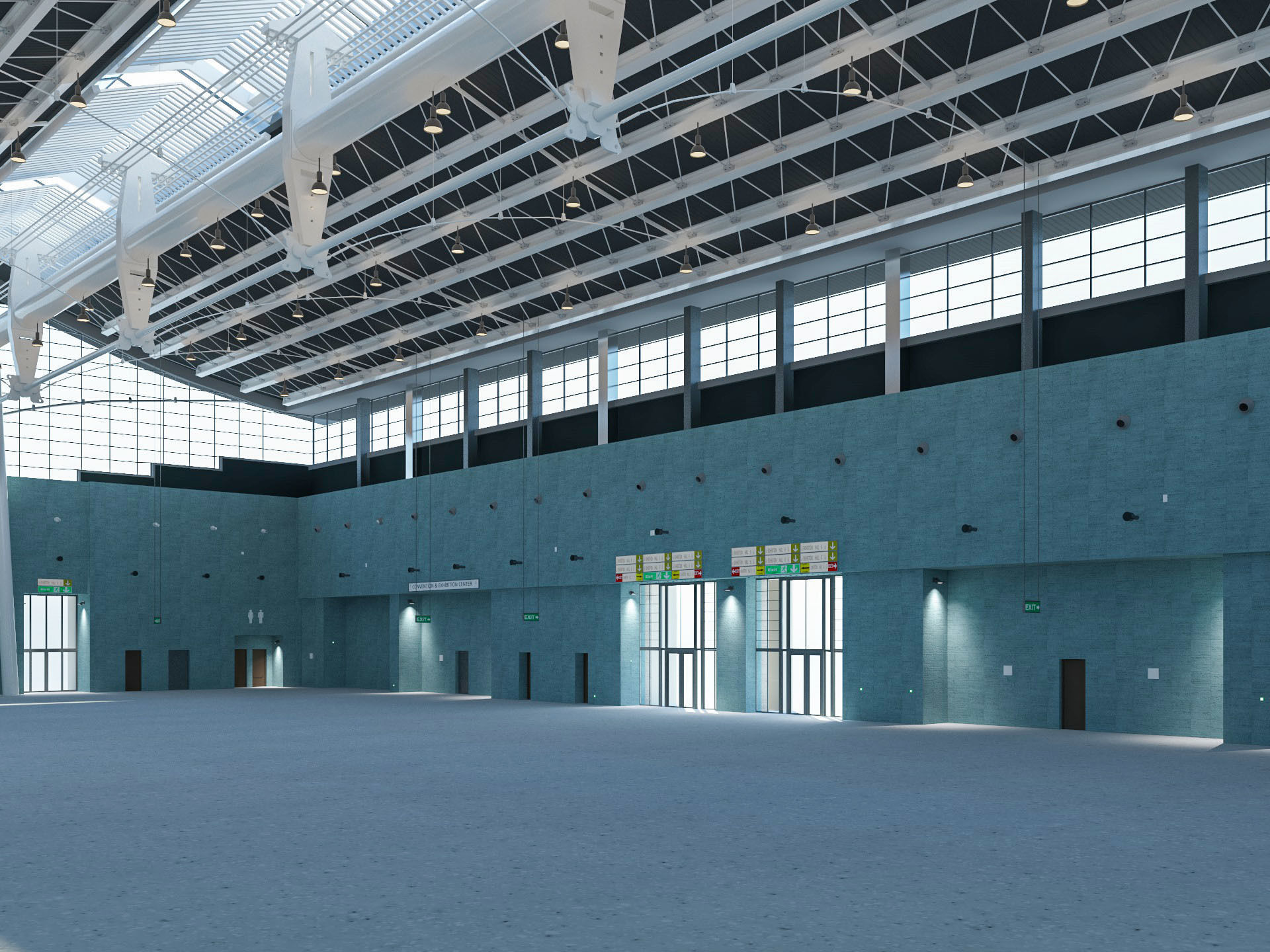 Exhibition Hall model 6 3D model_5