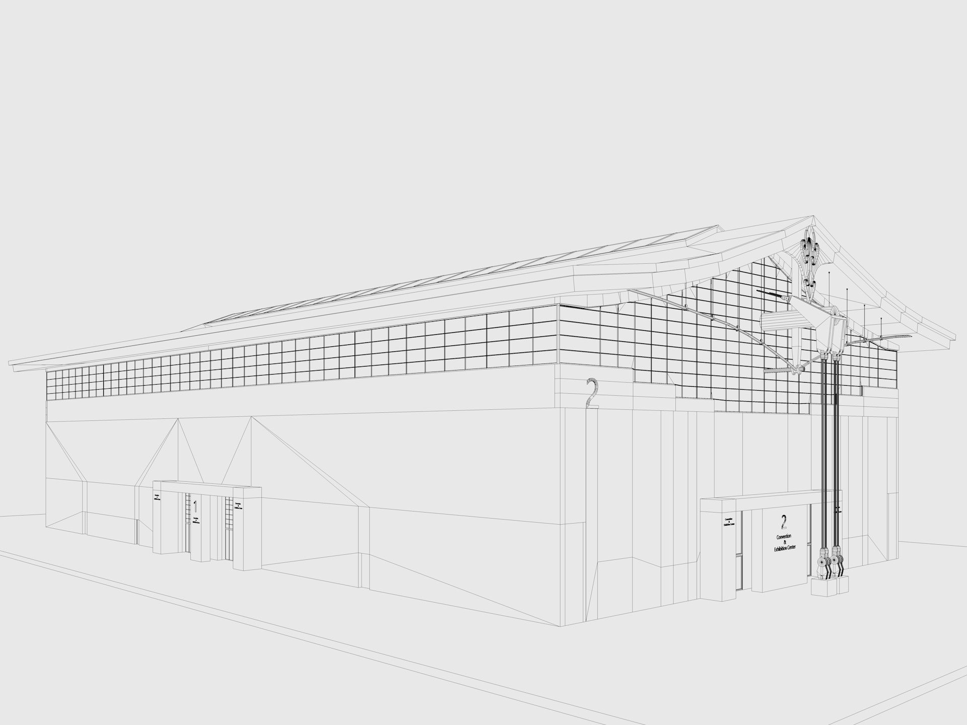 Exhibition Hall model 6 3D model_25