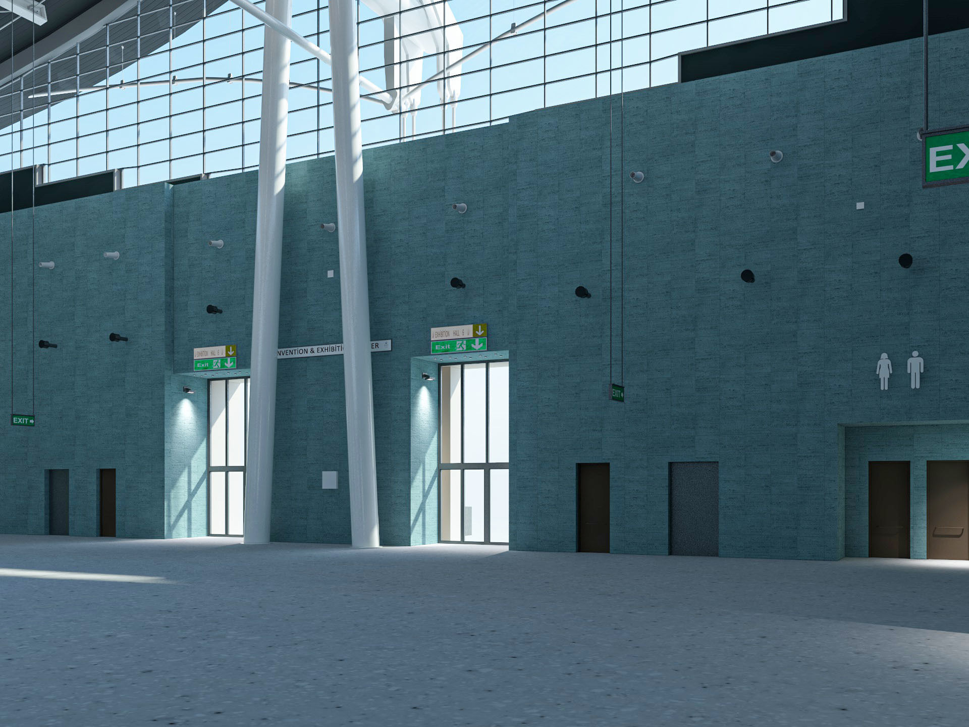 Exhibition Hall model 6 3D model_14