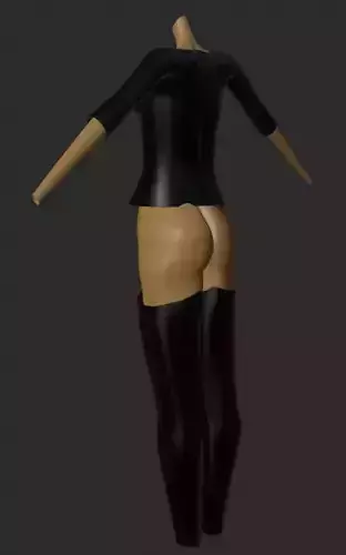 Extended female torso 