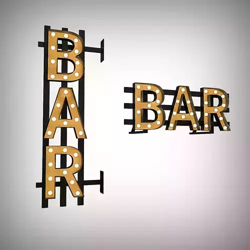Bar Bulb Sign
