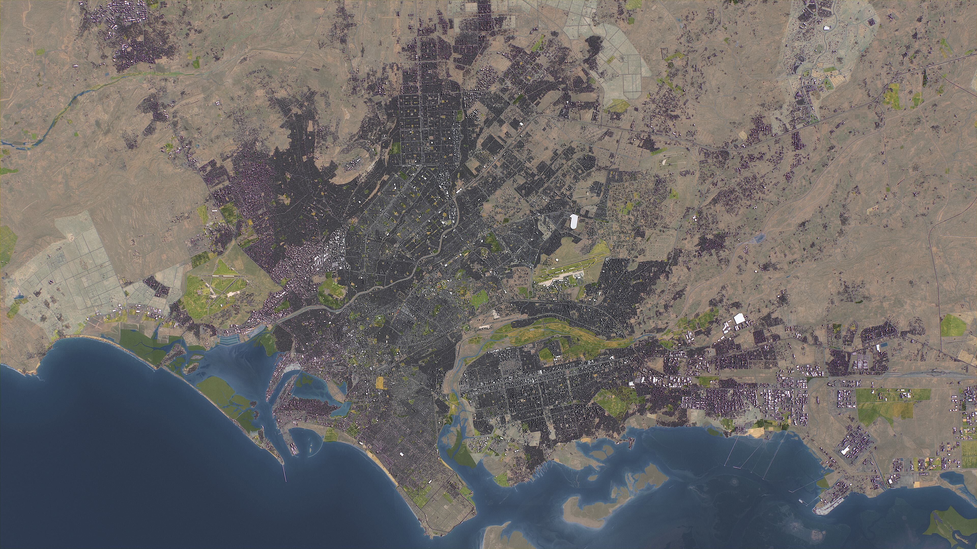 Karachi - 3D City Model Low-poly 3D model_13
