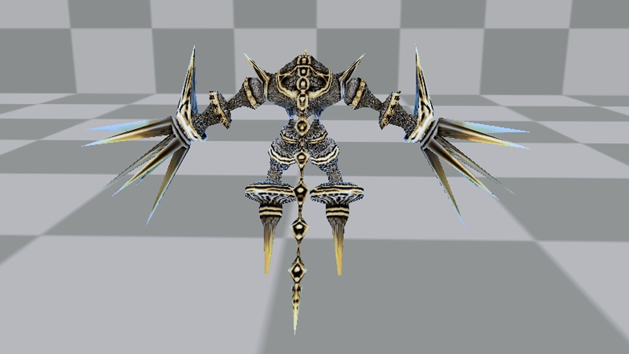 K monster2 dragon Low-poly 3D model_2