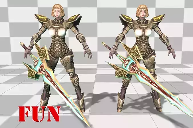 npc Master Low-poly 3D model