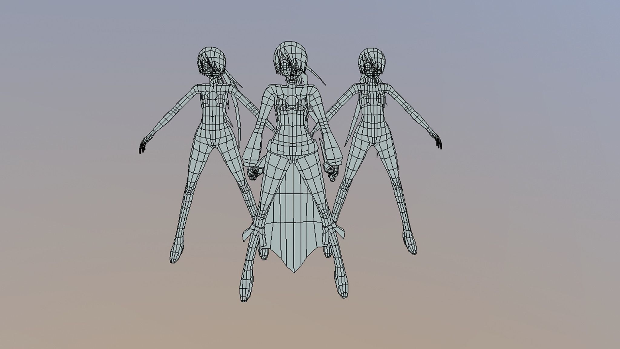 Npc Thief Low-poly 3D model_4