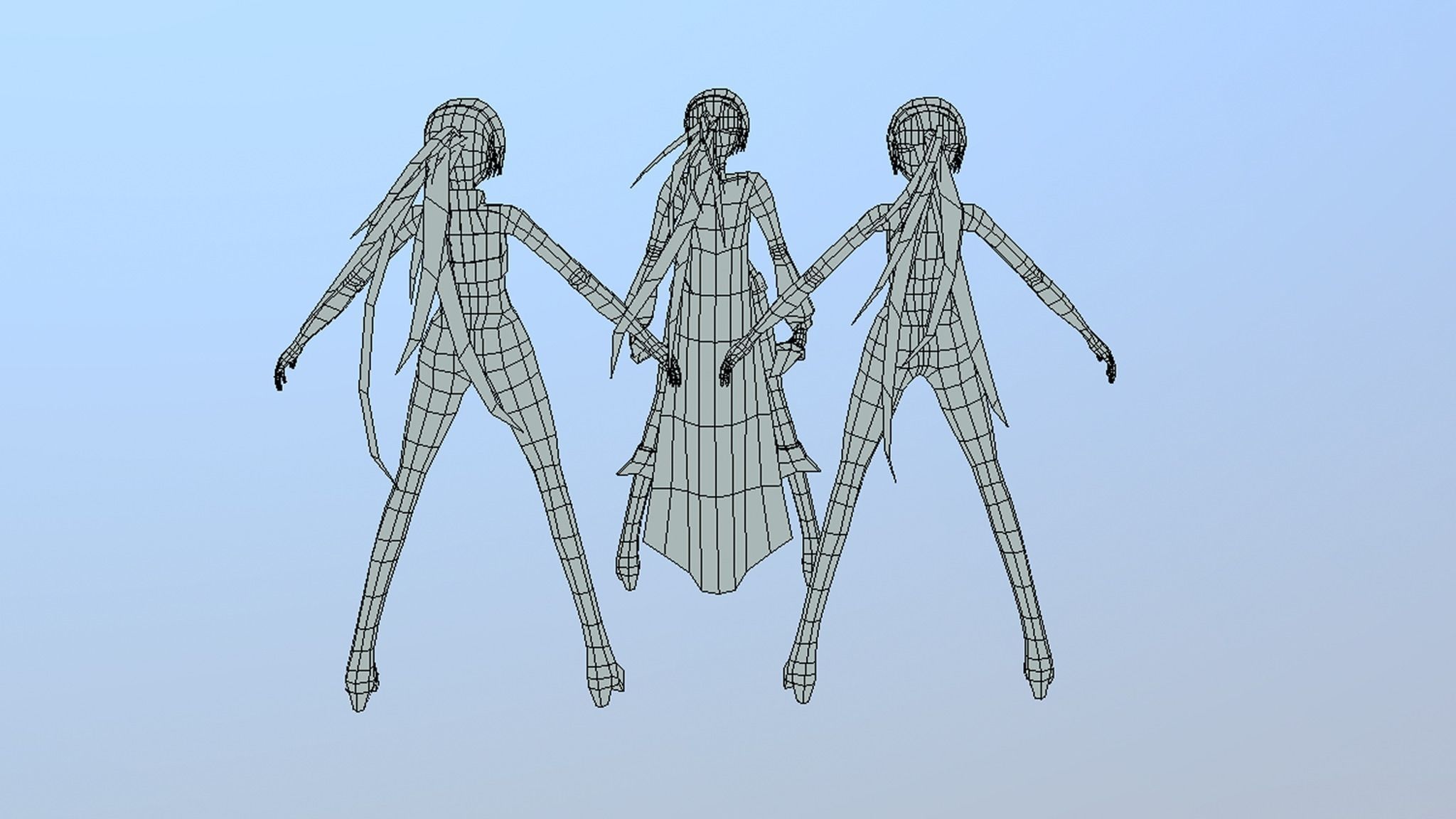 Npc Thief Low-poly 3D model_5