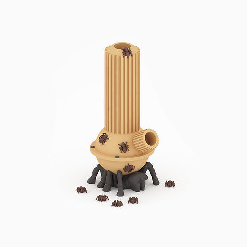 Spider Bong 3D print model